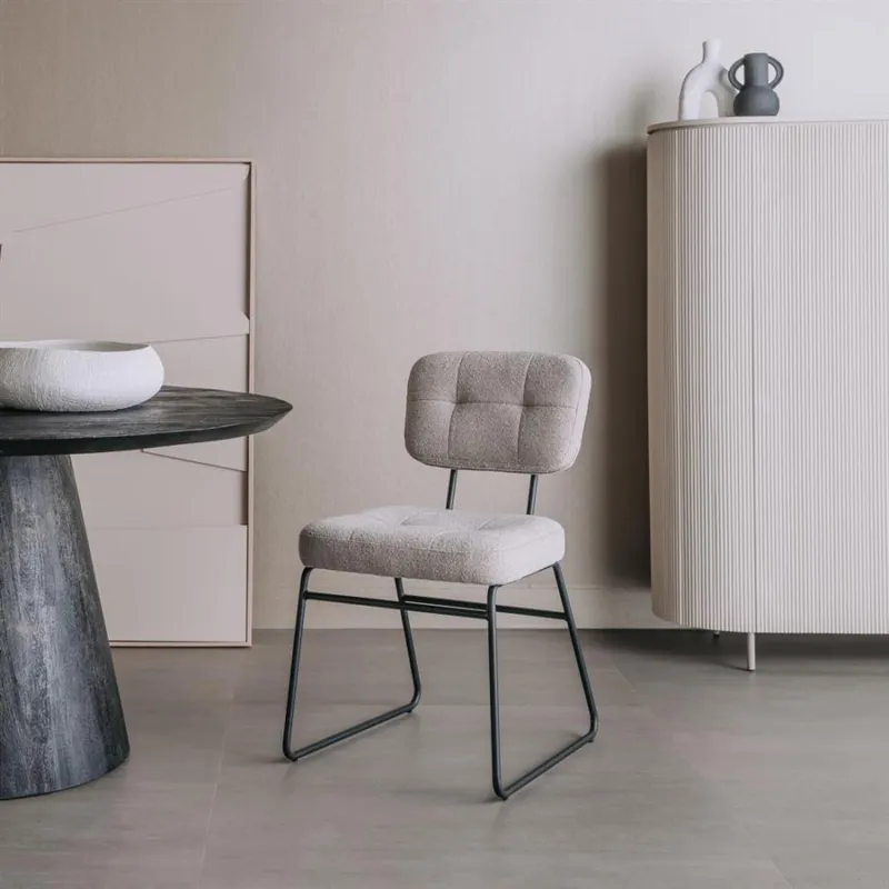 Padola Stoel - fabric Alpine 2 Sand Direct Verzonden